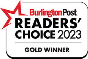 Burlington Post Readers' Choice 2023 Gold Winner Award