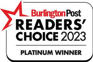 Burlington Post Readers' Choice 2023 Platinum Winner Award